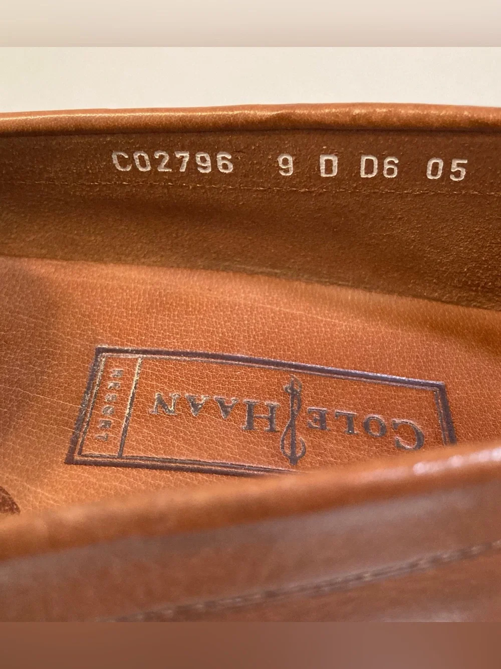 Cole Haan Resort Brown Leather Penny Loafers Sz 9D Mens Shoes CO2796